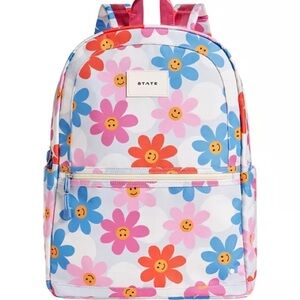 State Unisex Kane Kids Backpack Large Retro Multicolor Daisies